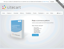 Tablet Screenshot of litecart.net